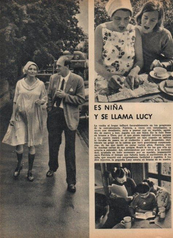 LAMINA V16941: Patricia Neal convaleciente