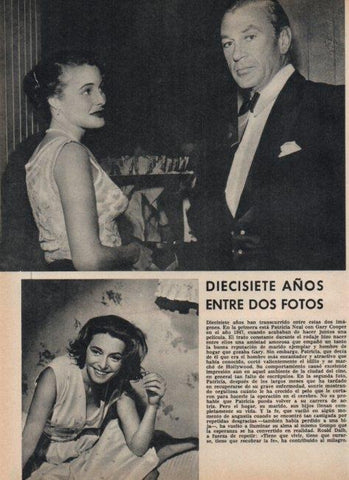 LAMINA V16942: Patricia Neal con Gary Cooper