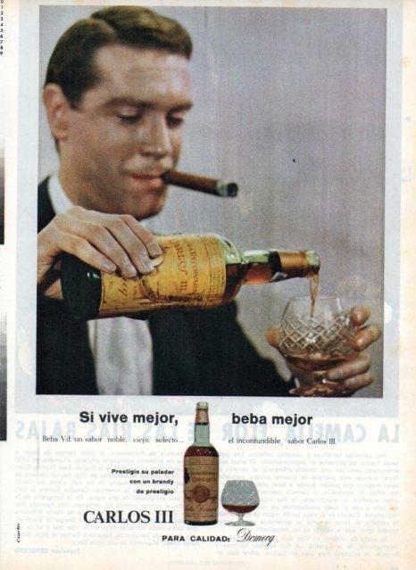 LAMINA V16946: Publicidad brandy Carlos III