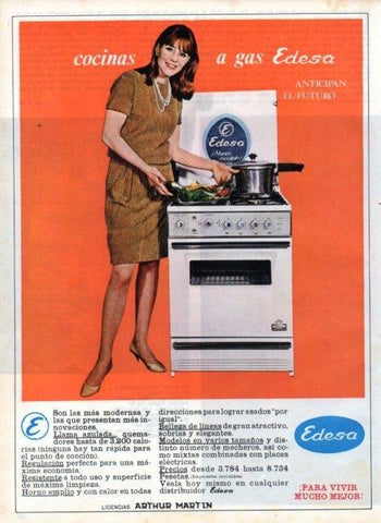 LAMINA V16951: Publicidad cocinas a gas Edesa