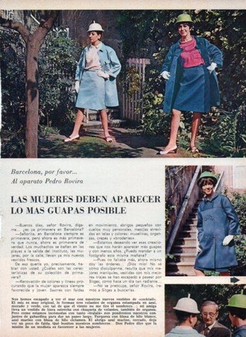LAMINA V17065: Modelos con vestidos de Pedro Rovira