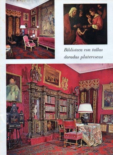 LAMINA V17176: Salon biblioteca del Palacio de Perinat