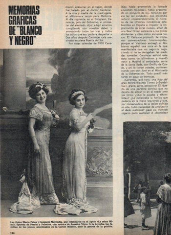 LAMINA V17184: Maria Palou junto a Consuelo Mayendia