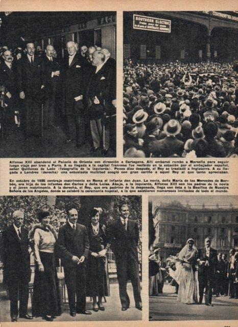 LAMINA V17174: Alfonso XIII en Paris junto a Quiñones de Leon