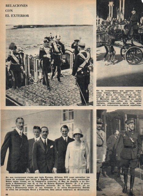 LAMINA V17164: Alfonso XIII en Estocolmo y Roma