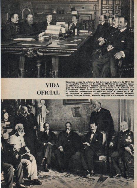 LAMINA V17167: La Jefatura del Gobierno en febrero de 1914
