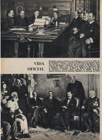 LAMINA V17167: La Jefatura del Gobierno en febrero de 1914