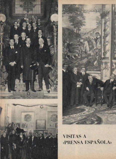LAMINA V17171: Visita de Alfonso XIII a Prensa Española