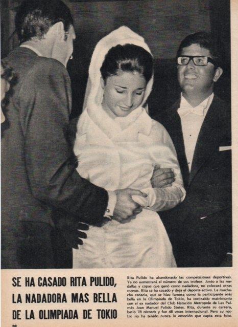 LAMINA V17223: Rita Pulido en el dia de su boda