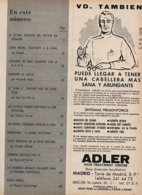 LAMINA V17208: Publicidad Adler hair treatment center