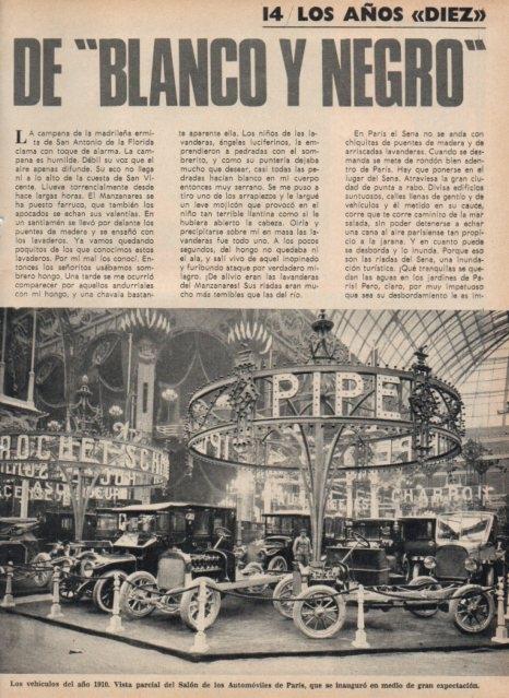 LAMINA V17071: Salon de los Automoviles de Paris 1910