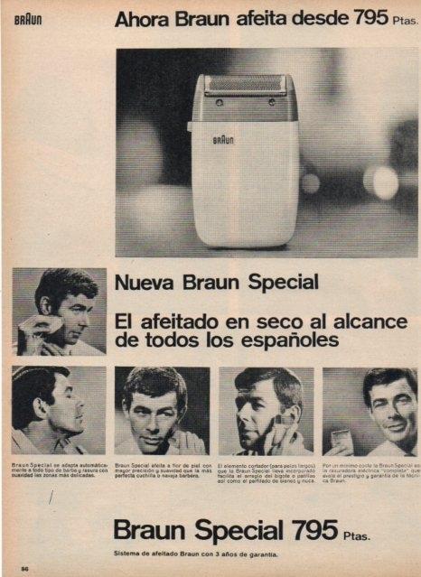 LAMINA V17106: Publicidad Braun Especial 