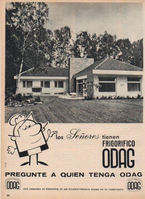LAMINA V17108: Publicidad frigorifico Odag