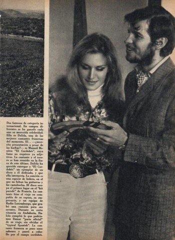 LAMINA V17131: Dalida y El Cordobes 