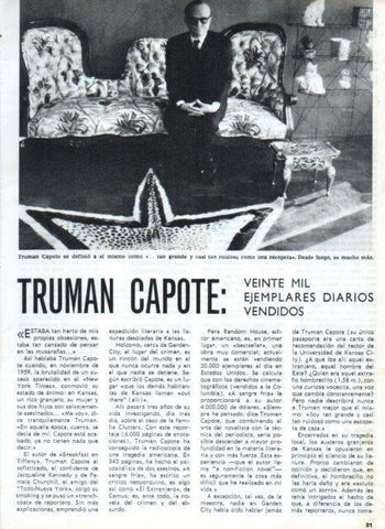 LAMINA V17140: Truman Capote