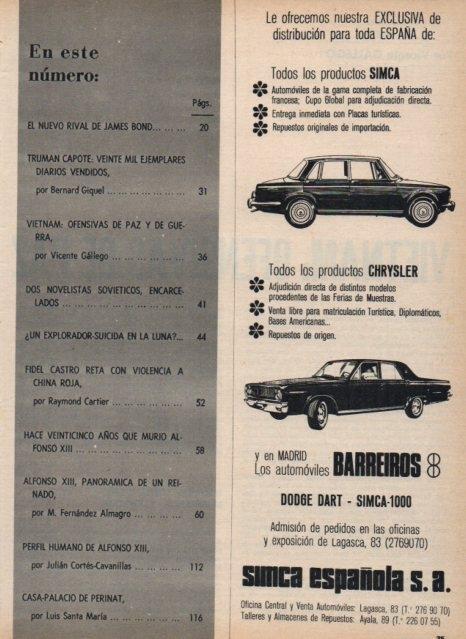 LAMINA V17142: Publicidad Simca Española