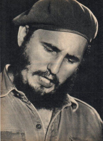 LAMINA V17149: Fidel Castro primer plano