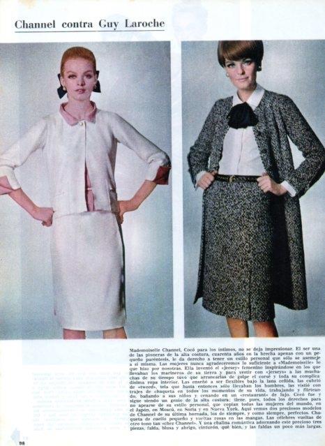 LAMINA V17112: Trajes chaqueta de Chanel