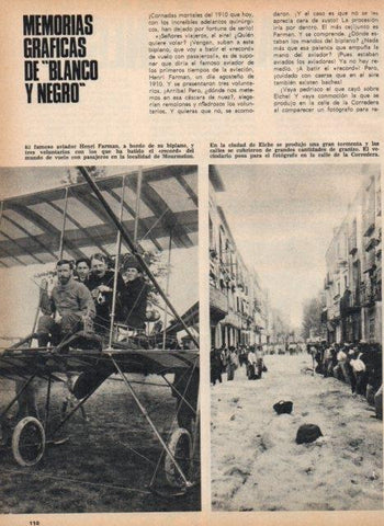 LAMINA V17118: Henri Farman en su biplano