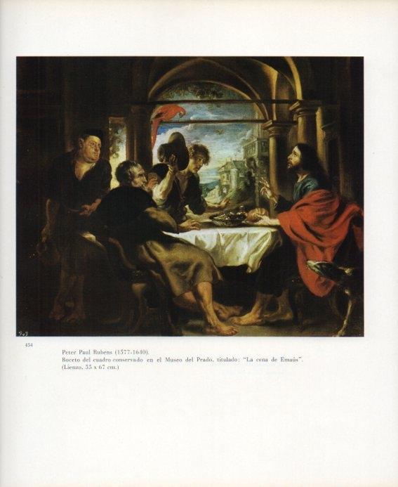 LAMINA V17759: Boceto La cena de Ameaus por Rubens