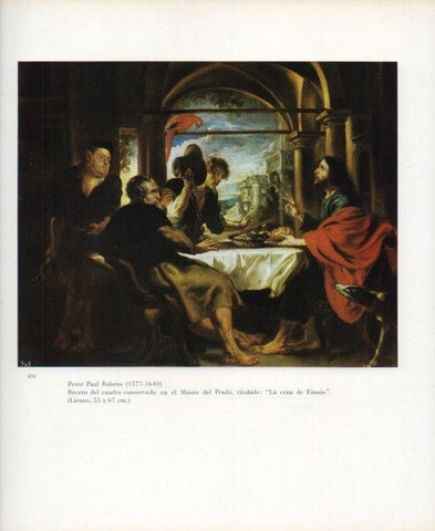 LAMINA V17759: Boceto La cena de Ameaus por Rubens