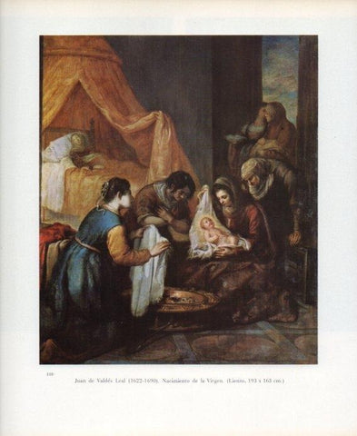 LAMINA V17756: Nacimiento de la Virgen por Juan de Valdes Leal