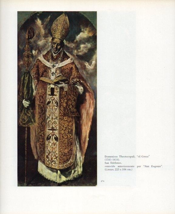 LAMINA V17767: San Ildefonso por el Greco