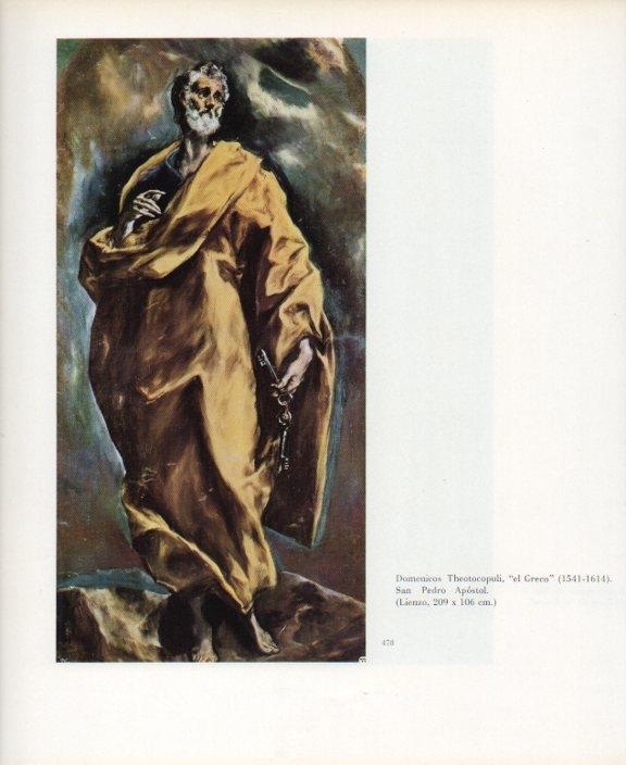 LAMINA V17768: San Pedro Apostol por el Greco