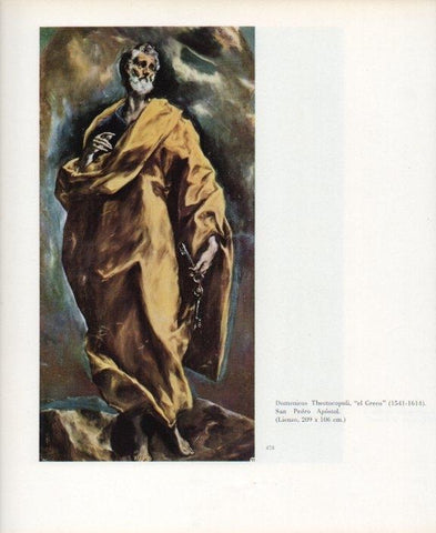 LAMINA V17768: San Pedro Apostol por el Greco