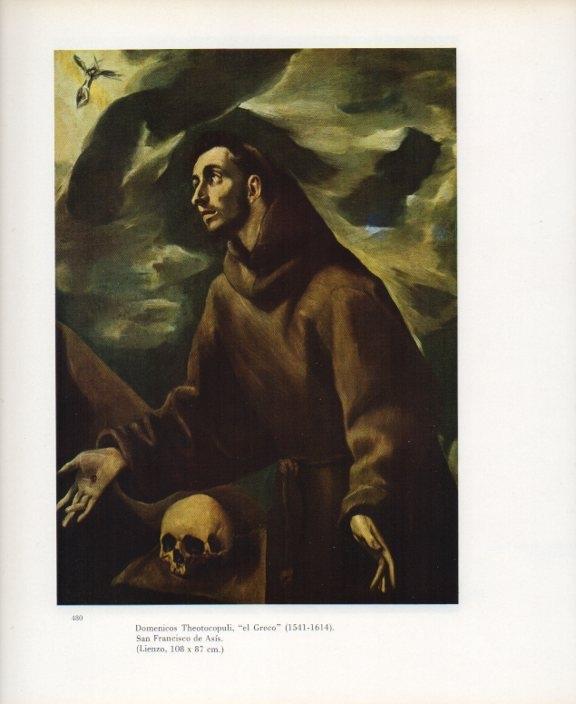 LAMINA V17769: San Francisco de Asis por el Greco