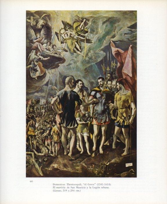 LAMINA V17773: El martirio de San Mauricio y la Legion tebana por el Greco