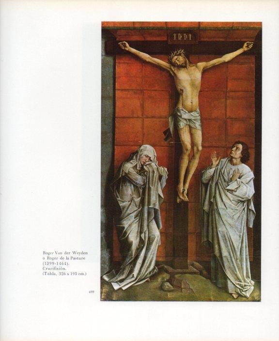 LAMINA V17778: Crucifixion por Van der Weyden