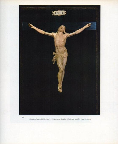 LAMINA V17731: Cristo crucificado por Alonso Cano