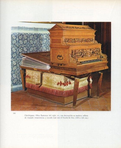 LAMINA V17732: Palacio de los Austrias. Claviorgano del siglo XVI