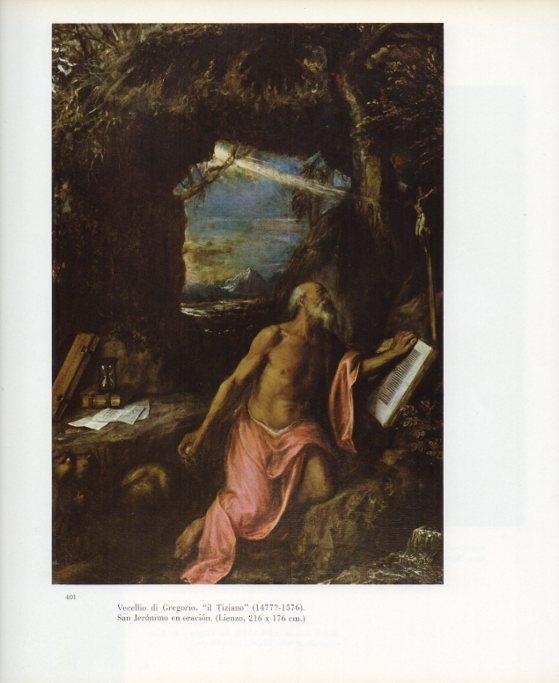 LAMINA V17739: San Jeronimo en oracion por Tiziano
