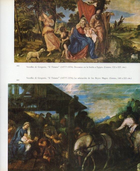 LAMINA V17740: La adoracion de los Reyes Magos por Tiziano