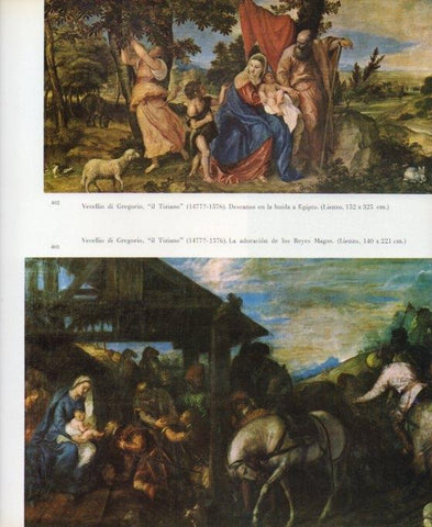 LAMINA V17740: La adoracion de los Reyes Magos por Tiziano
