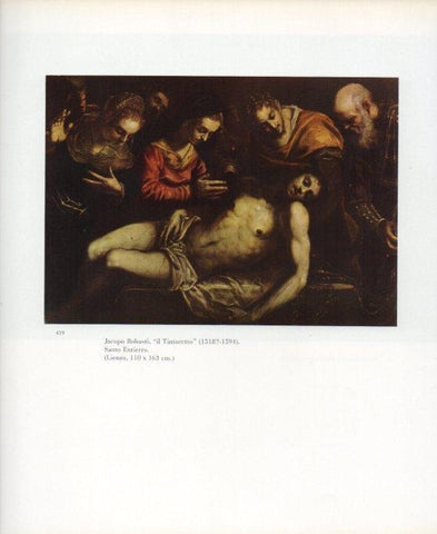 LAMINA V17745: Santo Entierro por Tintoretto