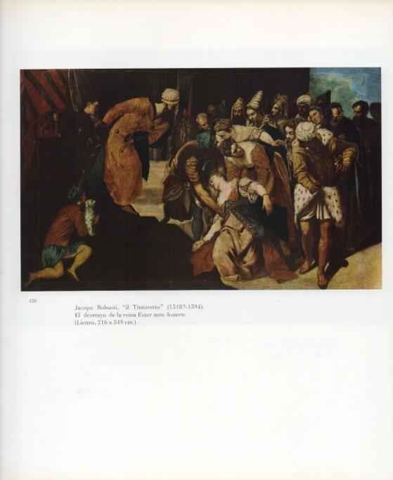 LAMINA V17746: El desmayo de la reina Ester ante Asuero por Tintoretto