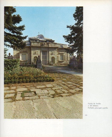 LAMINA V17784: Casita del Principe del Monasterio del Escorial. Fachada principal y jardin
