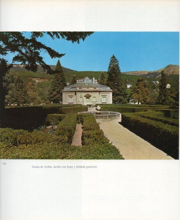 LAMINA V17785: Casita del Principe del Monasterio del Escorial. Fachada posterior y jardin