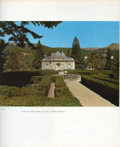 LAMINA V17785: Casita del Principe del Monasterio del Escorial. Fachada posterior y jardin