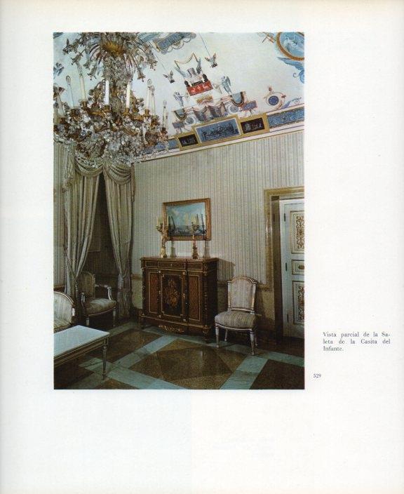 LAMINA V17786: Casita del Principe del Monasterio del Escorial. Saleta de la Casita del Infante