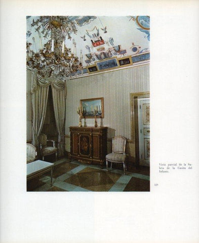 LAMINA V17786: Casita del Principe del Monasterio del Escorial. Saleta de la Casita del Infante