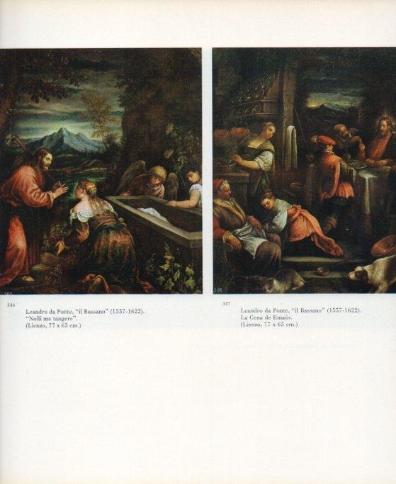 LAMINA V17718: La cena de Emaus por il Bassano