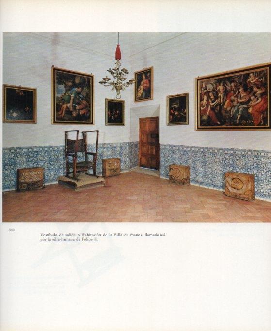 LAMINA V17716: Palacio de los Austrias del Monasterio del Escorial. Habitacion de la Silla