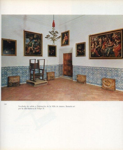 LAMINA V17716: Palacio de los Austrias del Monasterio del Escorial. Habitacion de la Silla
