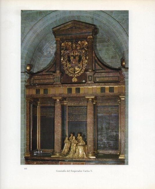 LAMINA V17617: Basilica del Escorial. Cenotafio del Emperador Carlos V