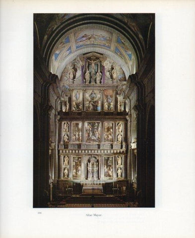 LAMINA V17618: Basilica del Escorial. Altar Mayor