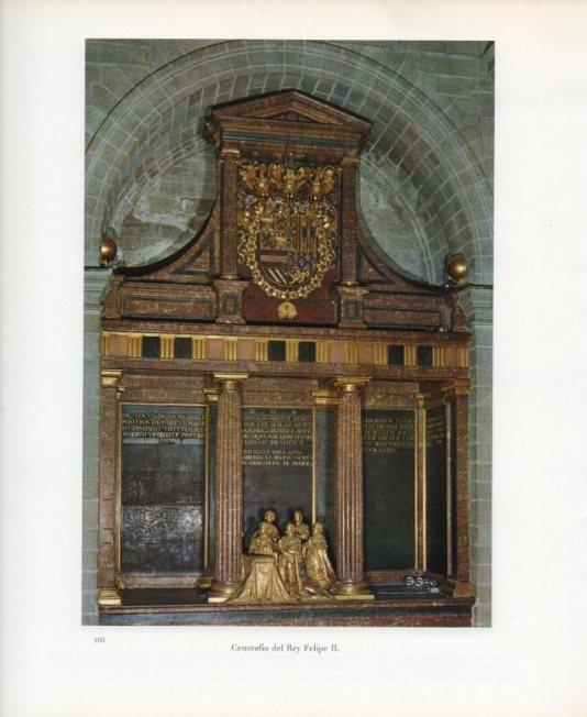 LAMINA V17619: Basilica del Escorial. Cenotafio del Rey Felipe II